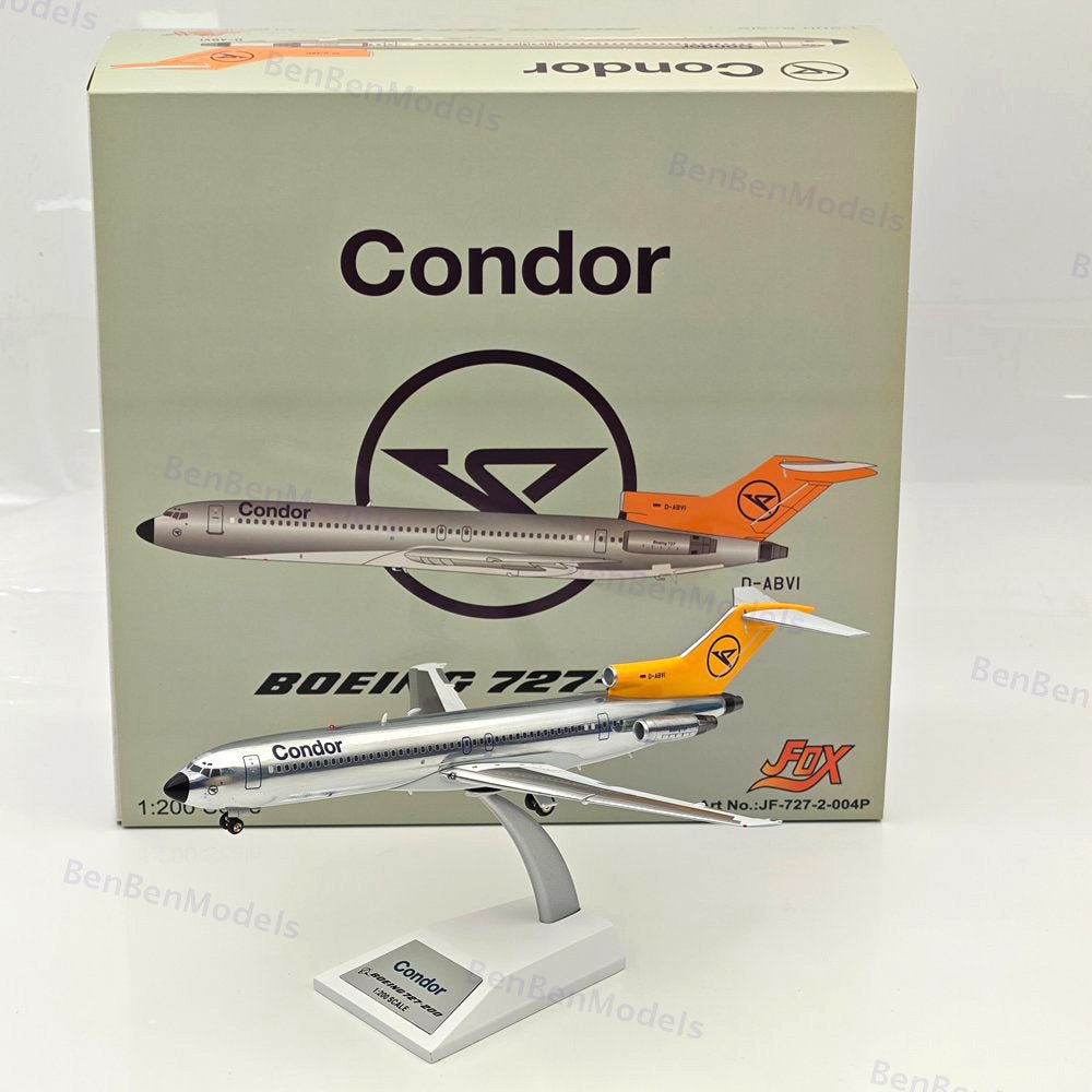 Condor / Boeing 727-200 / D-ABVI / JF-727-2-004P / 1:200 /Diecast Aircraft Model
