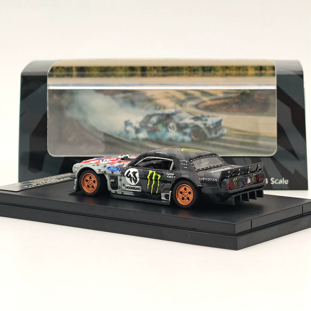 Street Weapon 1:64 Ford Mustang 1965 Ken Block's Hoonicorn RTR V2 #43 Diecast Model Gifts Collection(Ships from the United States)