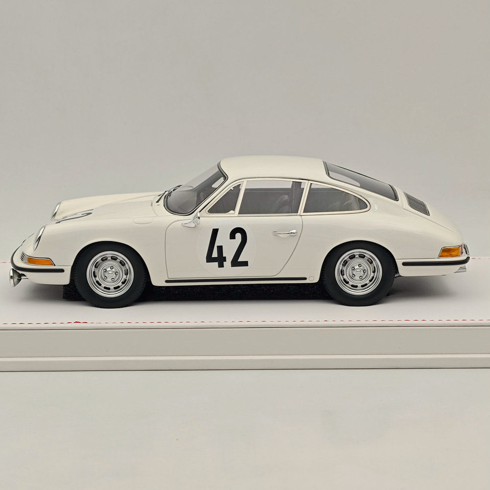 Ivy Merit 1/18 Porsche 911s 1967 Le Mans Blanc 42# Résine de collection de haute qualité