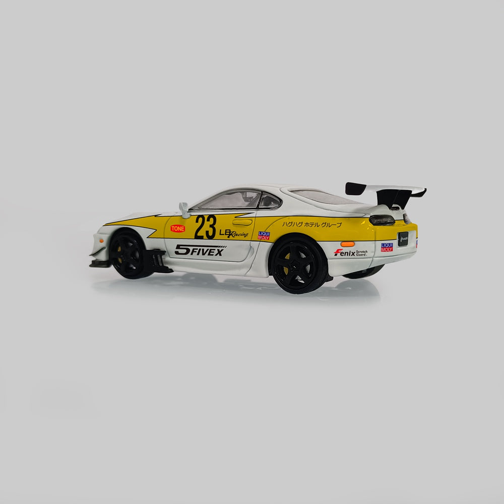 MJ 1:64 Toyota Supra A80 Customized Diecast Toys Car Models Miniature Hobby Collection Gifts