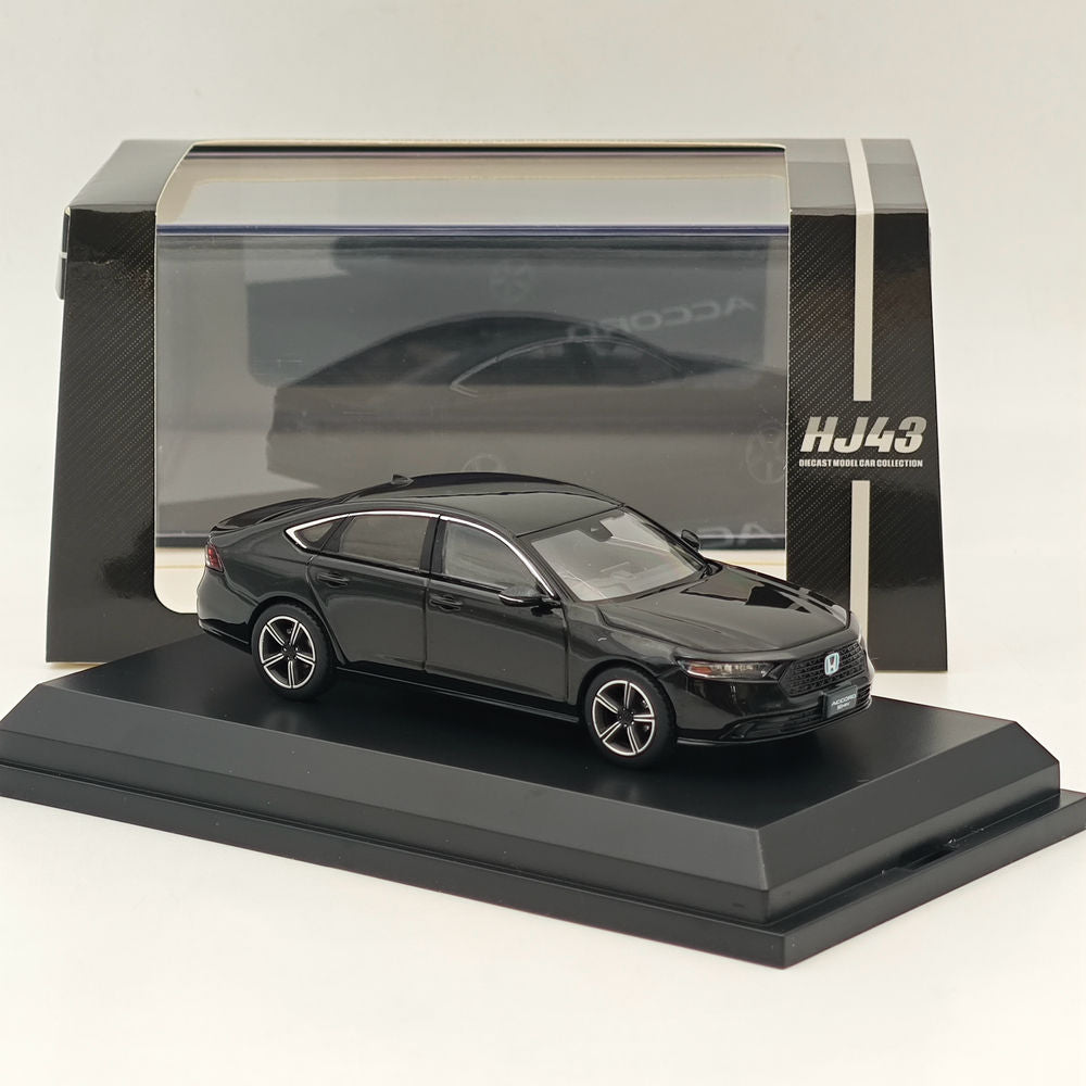 Modèle réduit de voiture moulé sous pression Hobby Japan 1/43 Honda Accord Crystal Black Pearl HJ431008BK