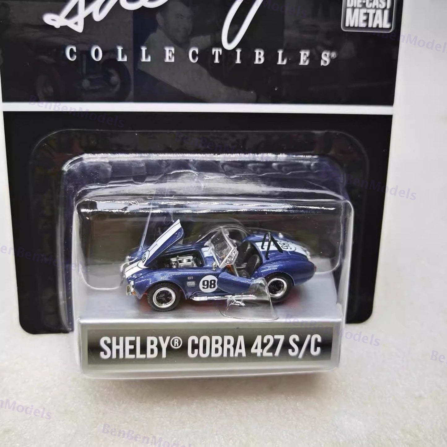 ACME 1:64 SHELBY COBRA 427 S/C #98 Collectible Blue Model Car Diecast Replica Gifts
