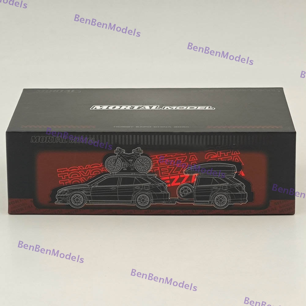 Mortal Masterpiece 2025 HEC Beijing Auto Model Expo Official 1:64 Diecast Toyota Altezza Gita Lexus IS200 Comes with trailer