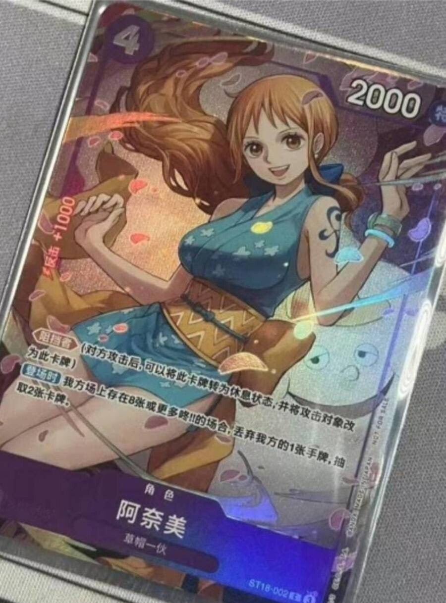 Chinese-One Piece Card Nami ST18-002 8 Pack Battle Champion Exclusive Promo