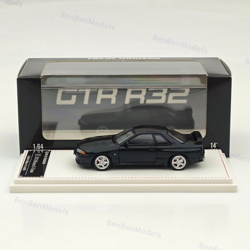 FH 1:64 Nissan Skyline GTR R32 Nismo S-Tune Sports Model Black Diecast Metal Car
