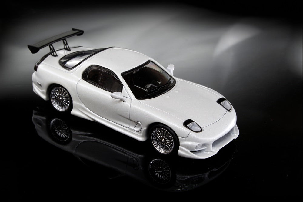 Mortal 1:64 Mazda RX7 Veilside Miniature Hobby Diecast Jouets Modèles de Voiture Collection Cadeaux