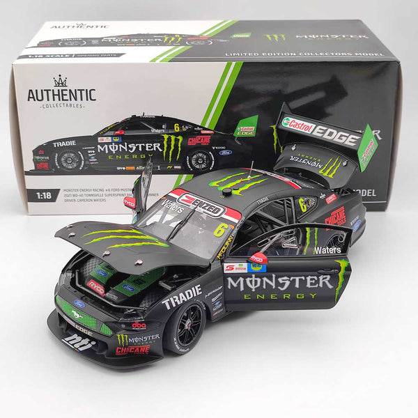 1/18 Authentic MONSTER ENERGY RACING #6 FORD MUSTANG GT 2021 Cameron Waters's TOYS CAR GIFT