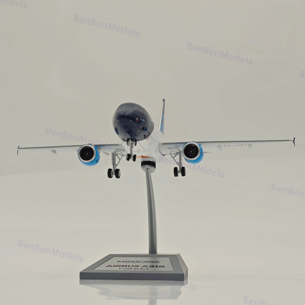 1:200 Mexicana Airbus A318 / XA-UBY / IF318MX1024 / INFLIGHT 200 / WITH STAND