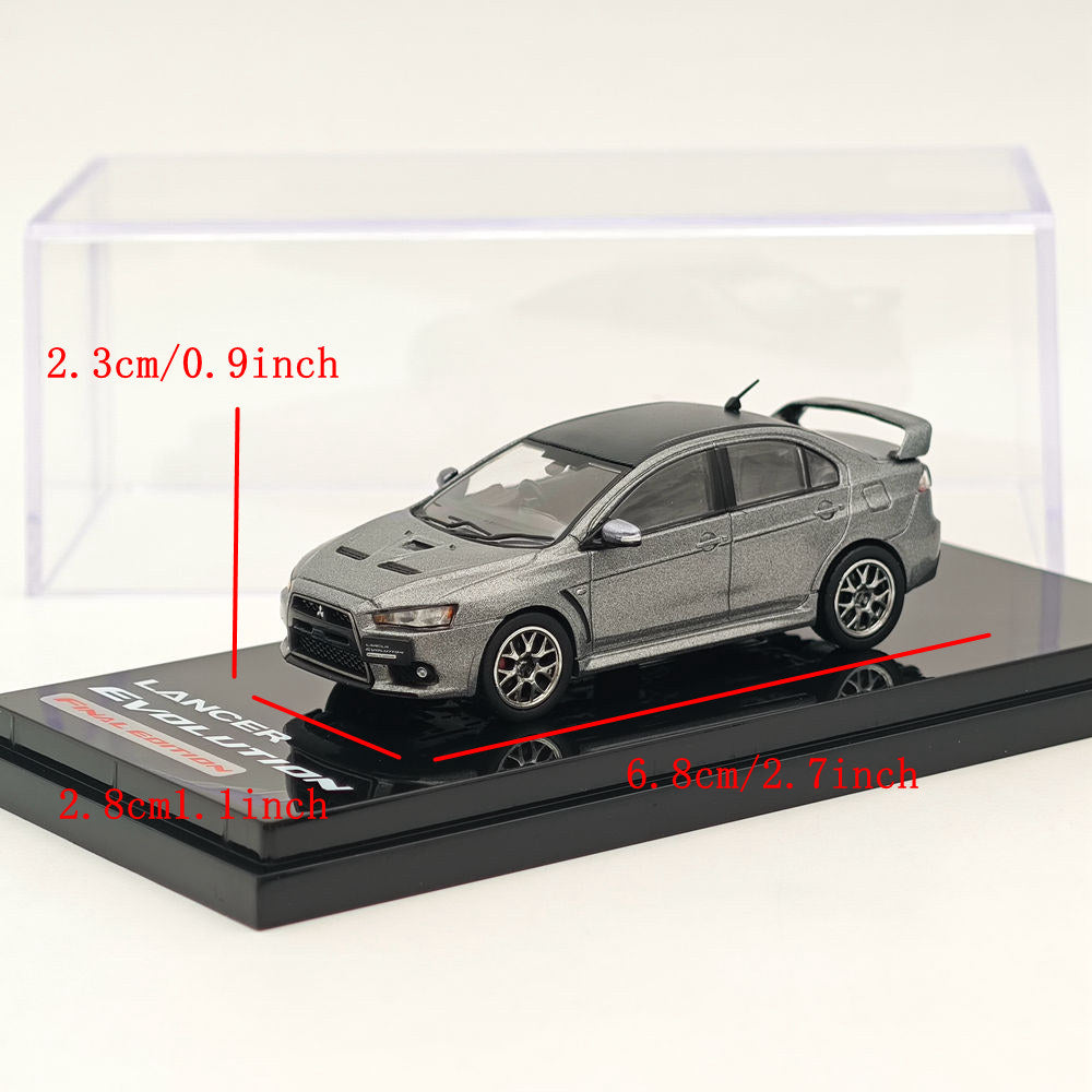 1/64 Hobby Japan Mitsubishi Lancer Evolution X Final Edition Gris (M) Toit en carbone
