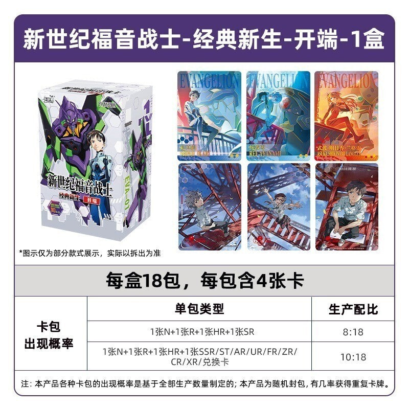 Kayou Neon Gensis Evangelion Collection Trading Card Booster Box New Sealed Box