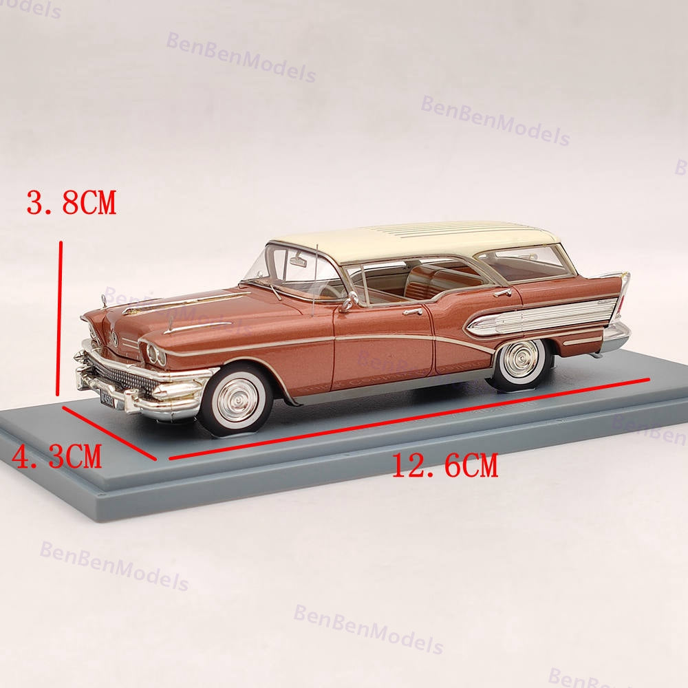 NEO SCALE MODELS 1/43 Buick Century Caballero Brown Resin Limited Collection