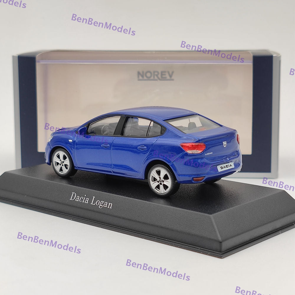 1/43 Norev Dacia Logan Iron Blue Diecast Model Cars Limited Collection 2021
