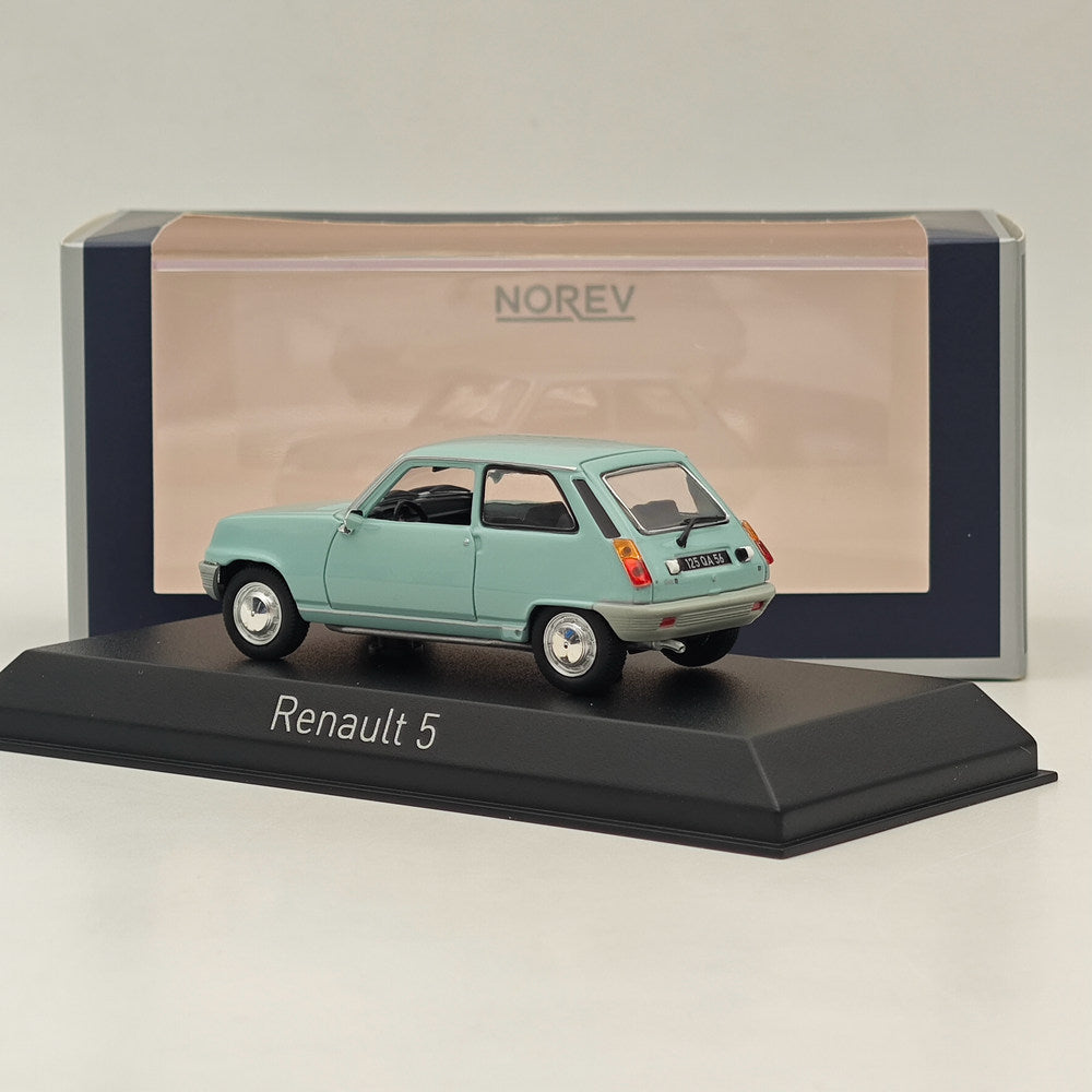 Norev 1/43 Renault 5 TL 1972 Clear Blue Diecast Model Cars Limited Collection