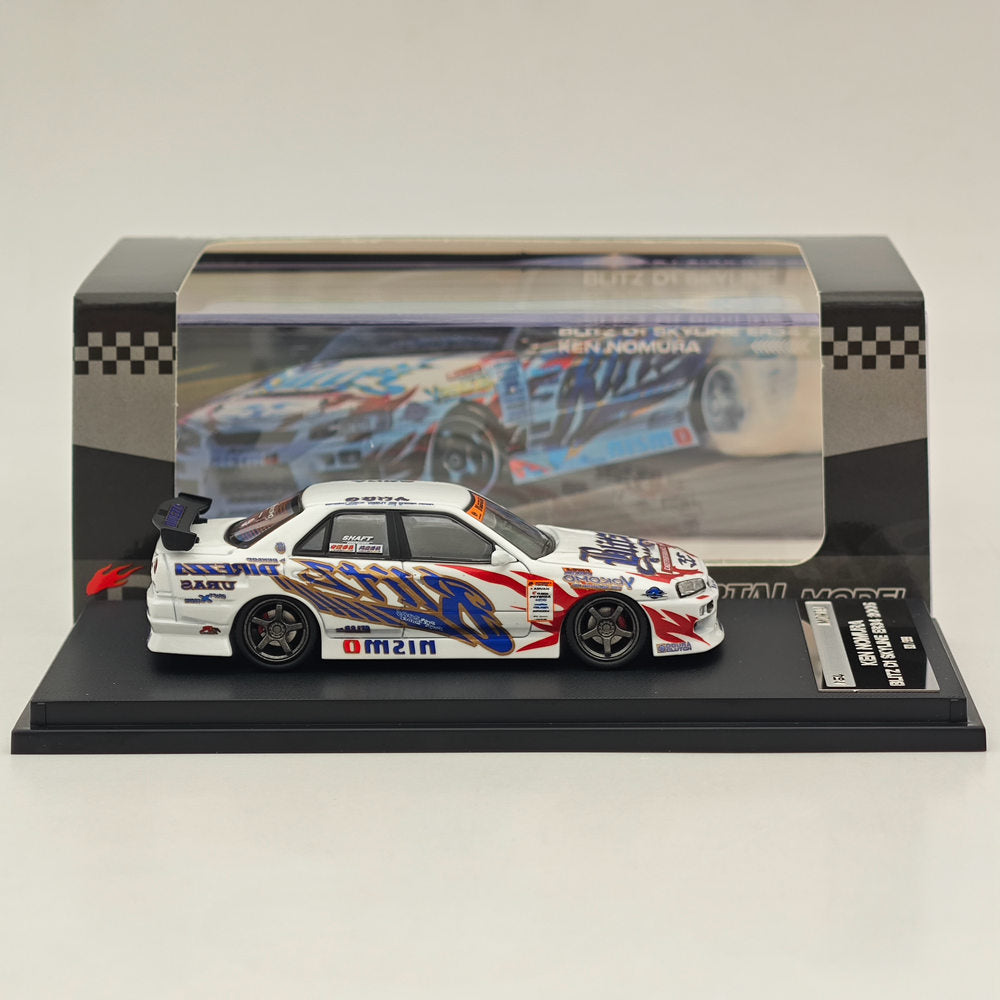 MORTAL 1:64 NISSAN BLITZ D1 SKYLINE ER34 URAS K5-660R MJ STYLE Drift Car Edition Miniature Diecast Toys Modèles de voitures Hobby Collection Cadeaux
