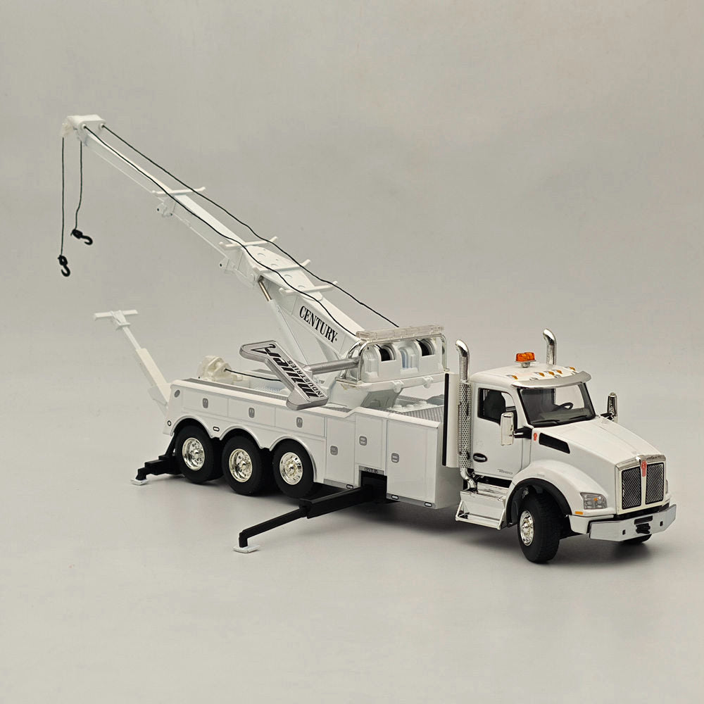 FIRST GEAR 1/50 Kenworth T880 with Century Model 1060 Rotator Wrecker White 50-3467 DIECAST Model Truck Collection