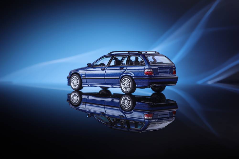 Mortal 1:64 BMW E36 ALPINA B8 Diecast Toys Modèles de voitures Hobby Collection Cadeaux Édition limitée