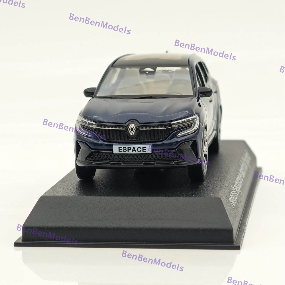 1/43 Norev Renault Espace E-tech Full Hybrid partenaire premium Diecast Blue