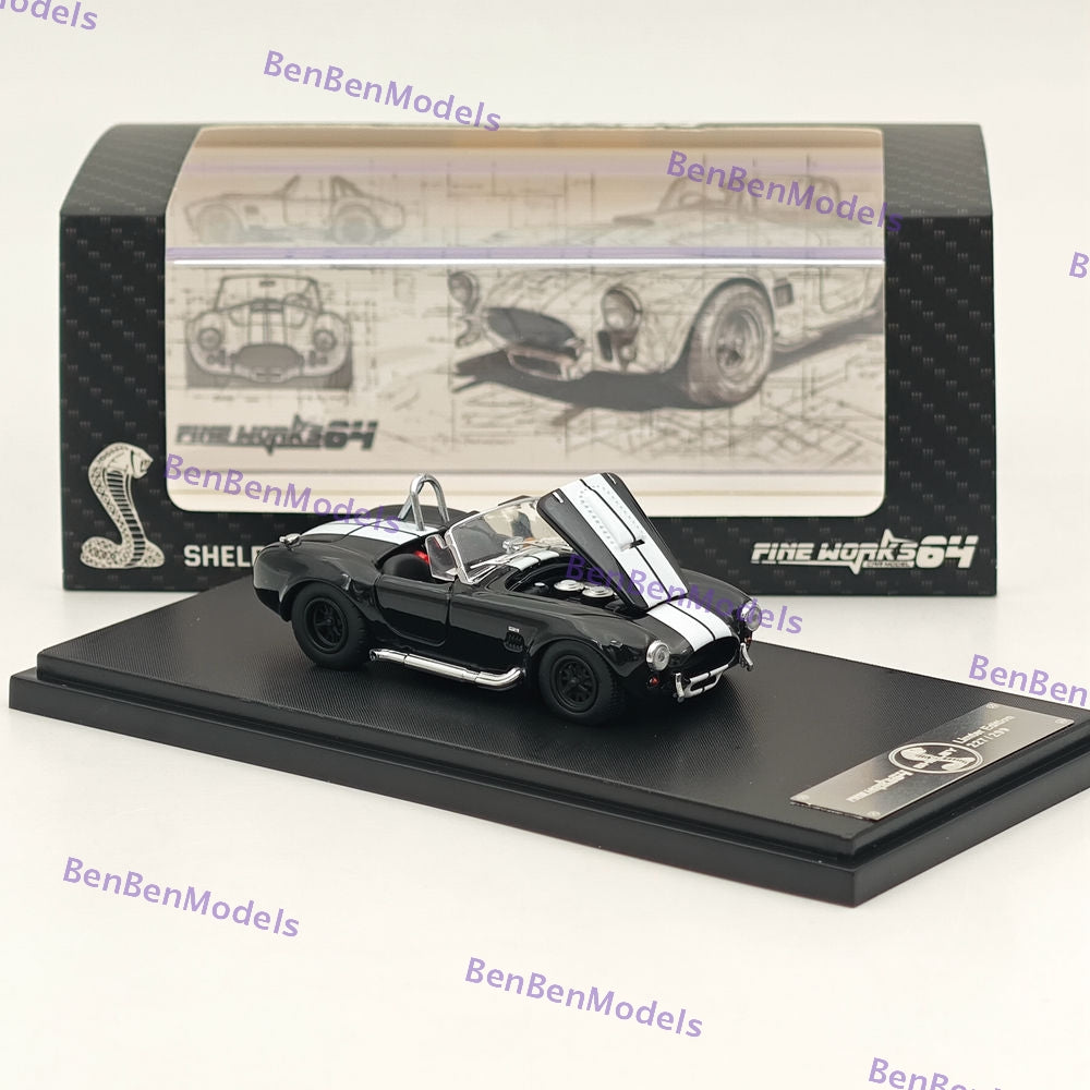 Fine Works 1/64 Ford SHELBY COBRA 427S/C Diecast Models Car Limited Collection