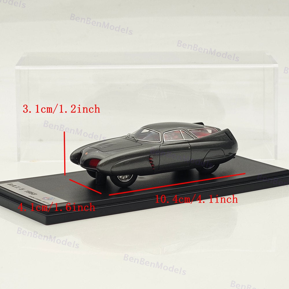 PMC 1/43 Alfa Romeo B.A.T. 5 1953 Grey Resin Model Car Limited Edittion 111