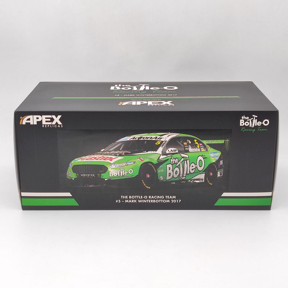 1/18 Apex Ford The Bottle-O Racing Team #5 Mark Winterbottom 2017 AD81422 Modèles moulés sous pression Collection limitée