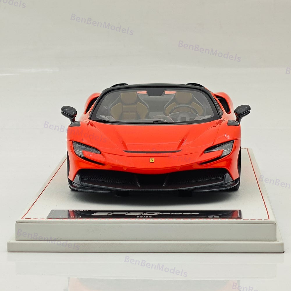 CE 1/18 Ferrari SF90 Spider Supercar Car Resin Diecast Model Limited Collection