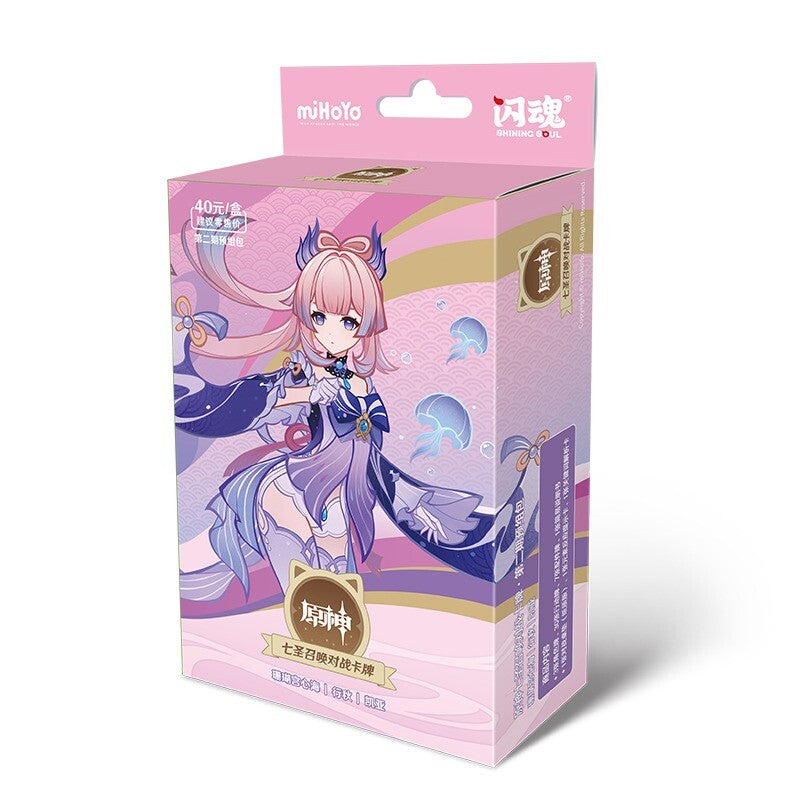 SHININGSOUL GENSHIN IMPACT Official TCG Booster Box Anime Game Card