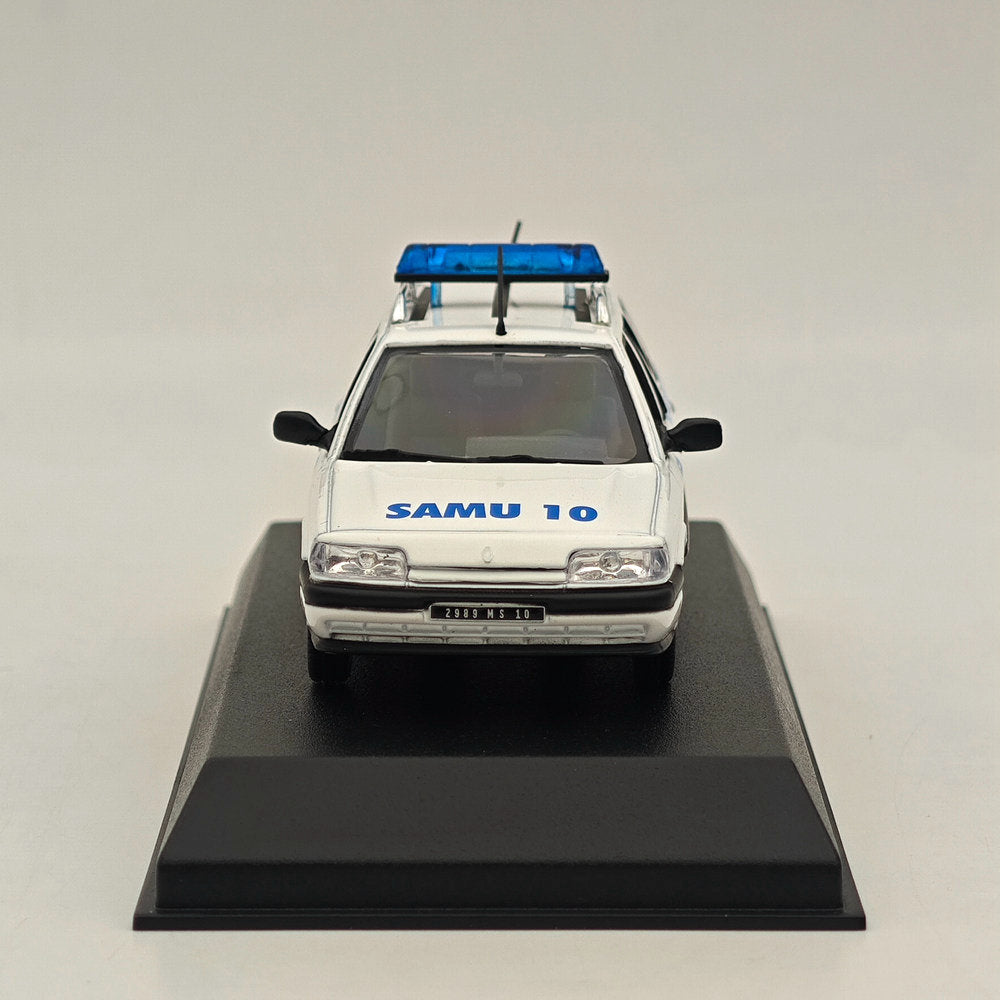 Modèle réduit de voiture moulé sous pression Norev RENAULT 21 NEVADA 1991 SAMU 10, 1/43, collection blanche