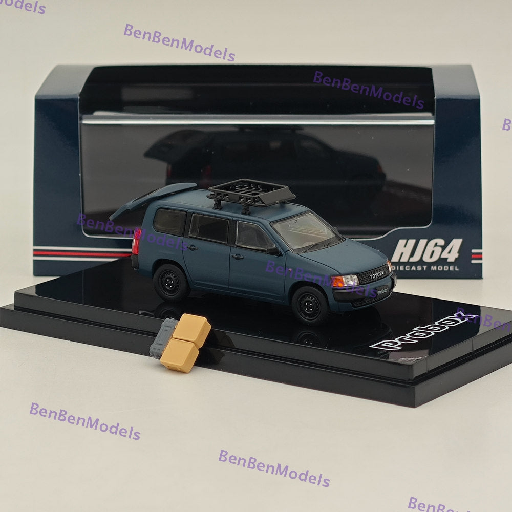 1/64 Hobby Japan Toyota PROBOX CUSTOMIZED VER Matte Blue HJ643062BL Models Car
