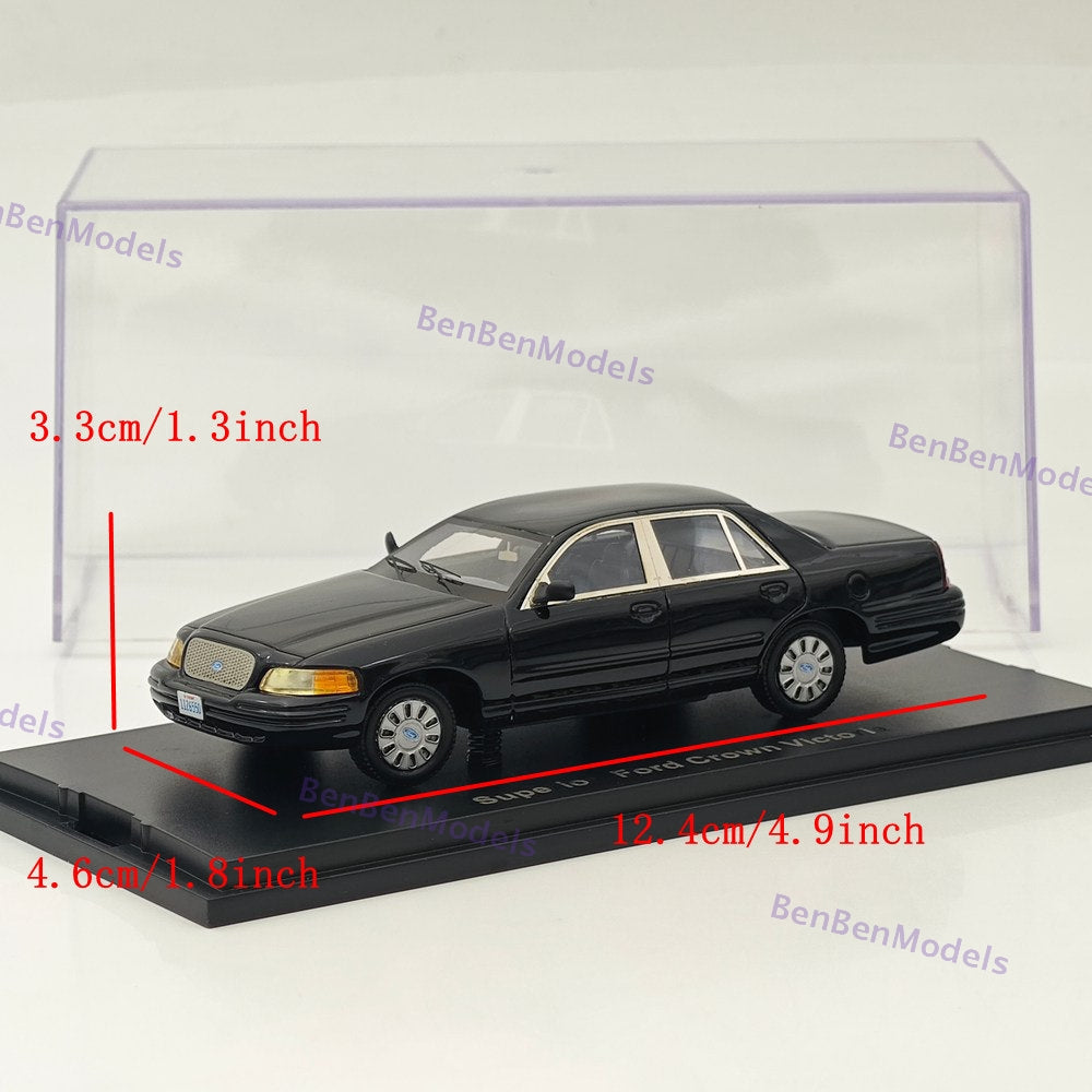 1/43 Supe io Crown Victo I Black Resin Model Car Limited Edition Used