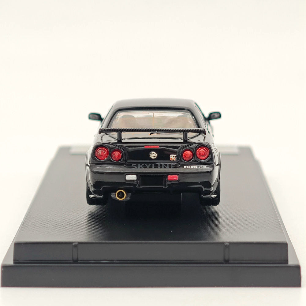 1/64 STREET WARRIOR Nissan Skyline GTR BNR-34 Z-Tune Black High REV Series Diecast Models Car Limited Collection