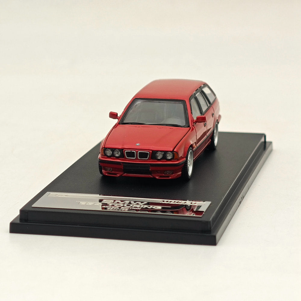 Mortal 1:64 BMW E34 M5 TOURING Wagon Openable Hood Diecast Toys Car Models Hobby Collection Gifts