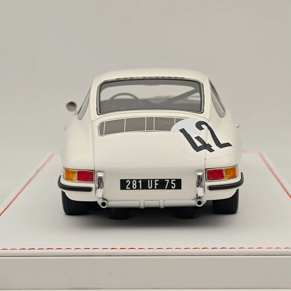 Ivy Merit 1/18 Porsche 911s 1967 Le Mans Blanc 42# Résine de collection de haute qualité