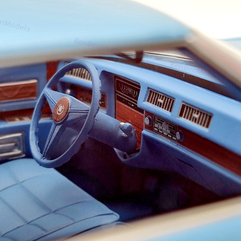 BOS 1:18 Cadillac Eldorado Coupe Blue 1976 BOS328 Resin Model Limited Collection