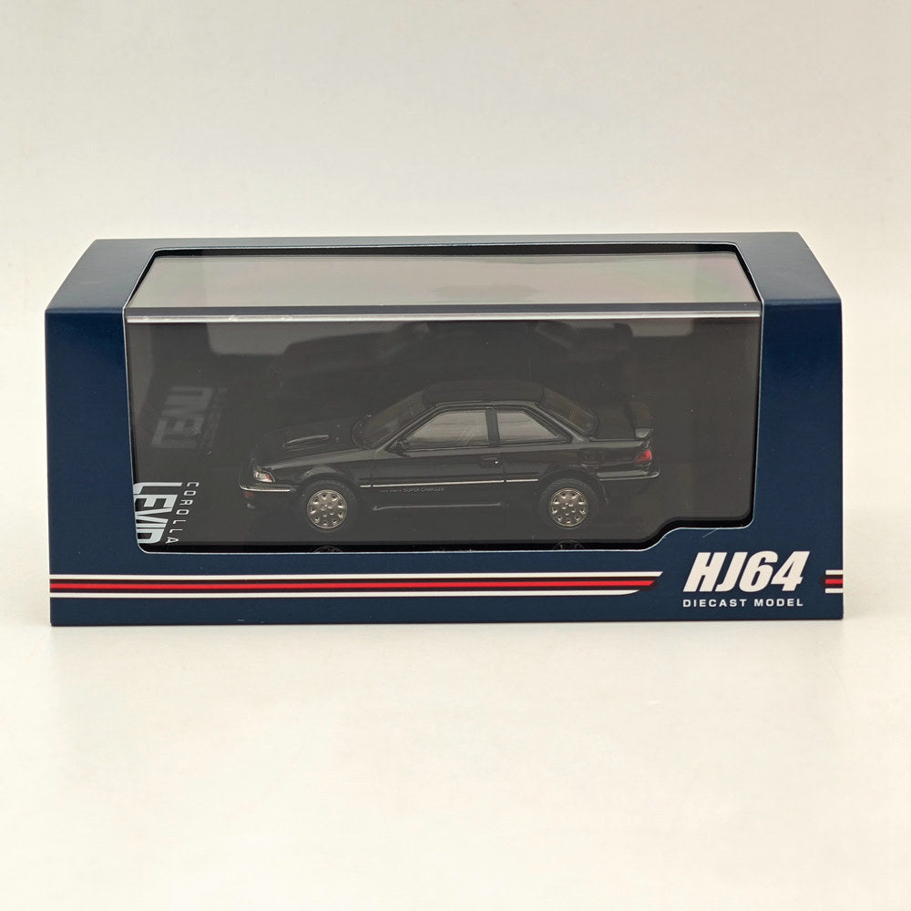 Hobby Japan 1/64 LEVIN GT-Z AE92 Black Metallic HJ643059ZBK Diecast Model Car Limited Collection