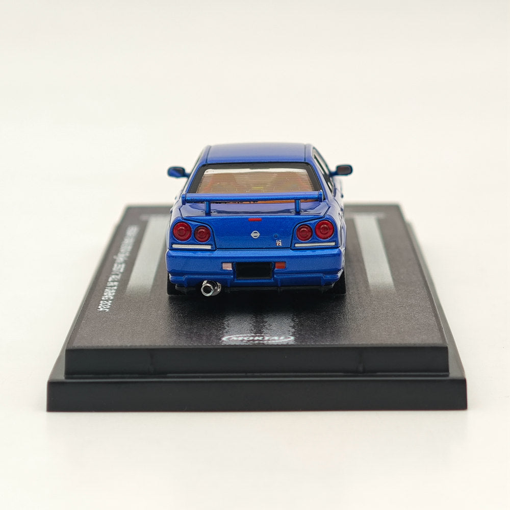 MORTAL 1:64 NISSAN SKYLINE ER34 Skyline 25GT-t Jouets miniatures moulés sous pression Modèles de voitures Collection de loisirs Cadeaux TOUT EN TUNING 2024