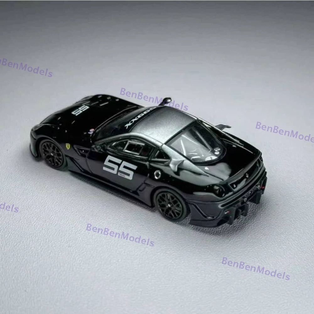 RM 1:64 Ferrari 599XX Racing Sports Model Diecast Car Model with Openable Hood