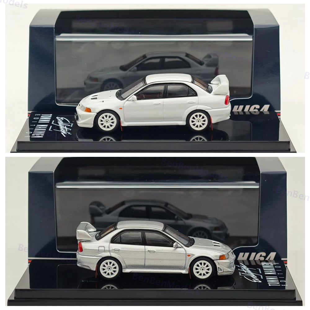 Mitsubishi Lancer GSR Evolution VI TME(CP9A) 2000 With Mud Flap Hobby Japan 1/64