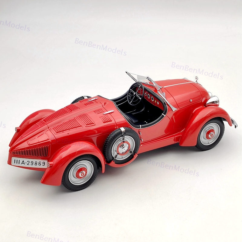 1:18 CMF Mercedes Benz 150 W30 Sport Roadster 1935 Red CMF18120 Resin Models