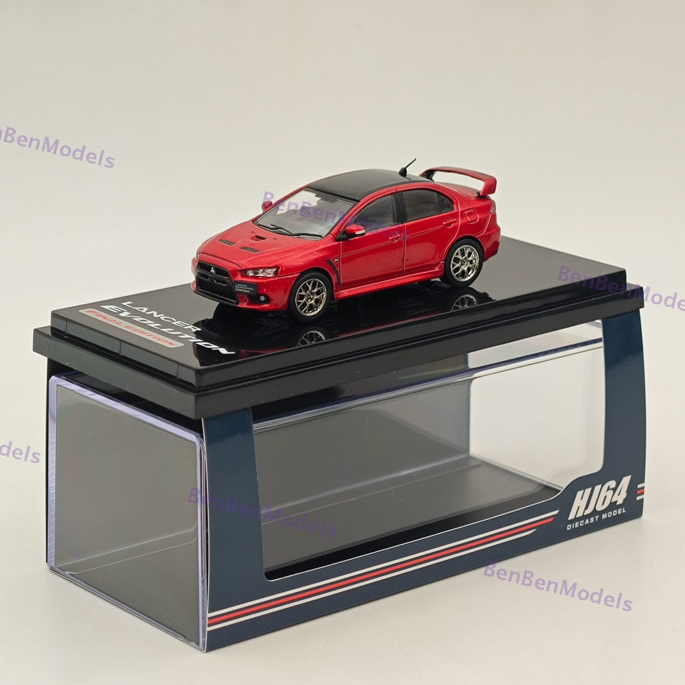 Hobby Japan 1/64 Mitsubishi Lancer Evolution X Final Edition w/Engine HJ642053CR