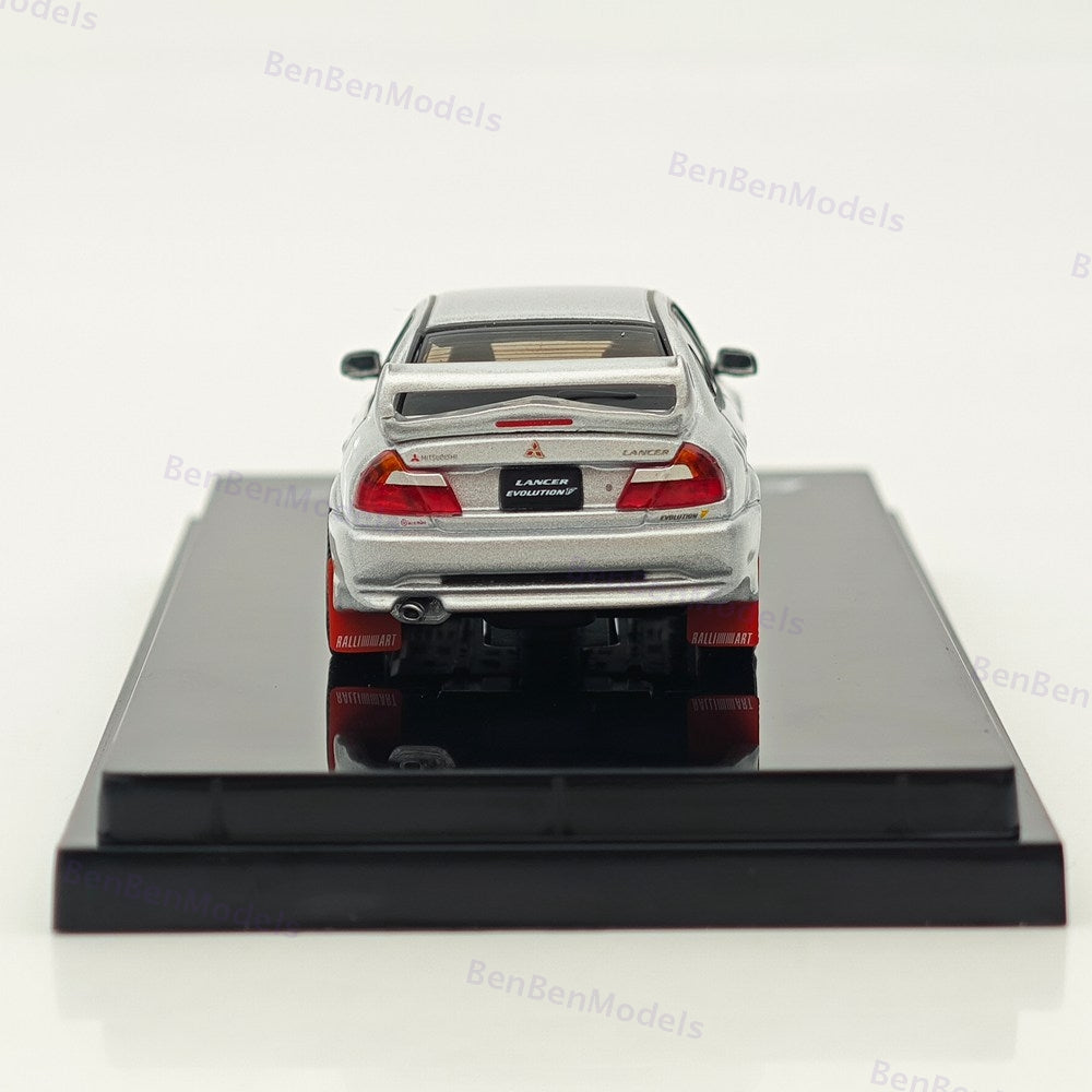 Hobby Japan 1/64 Mitsubishi Lancer GSR Evolution V (CP9A)1998 Silver HJ642032AS