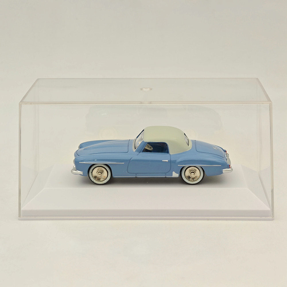 Boîtes en acrylique de 15,3 cm 6 pouces, présentoir de rangement transparent anti-poussière pour modèles de voitures et jouets à l'échelle 1:72, 1:43