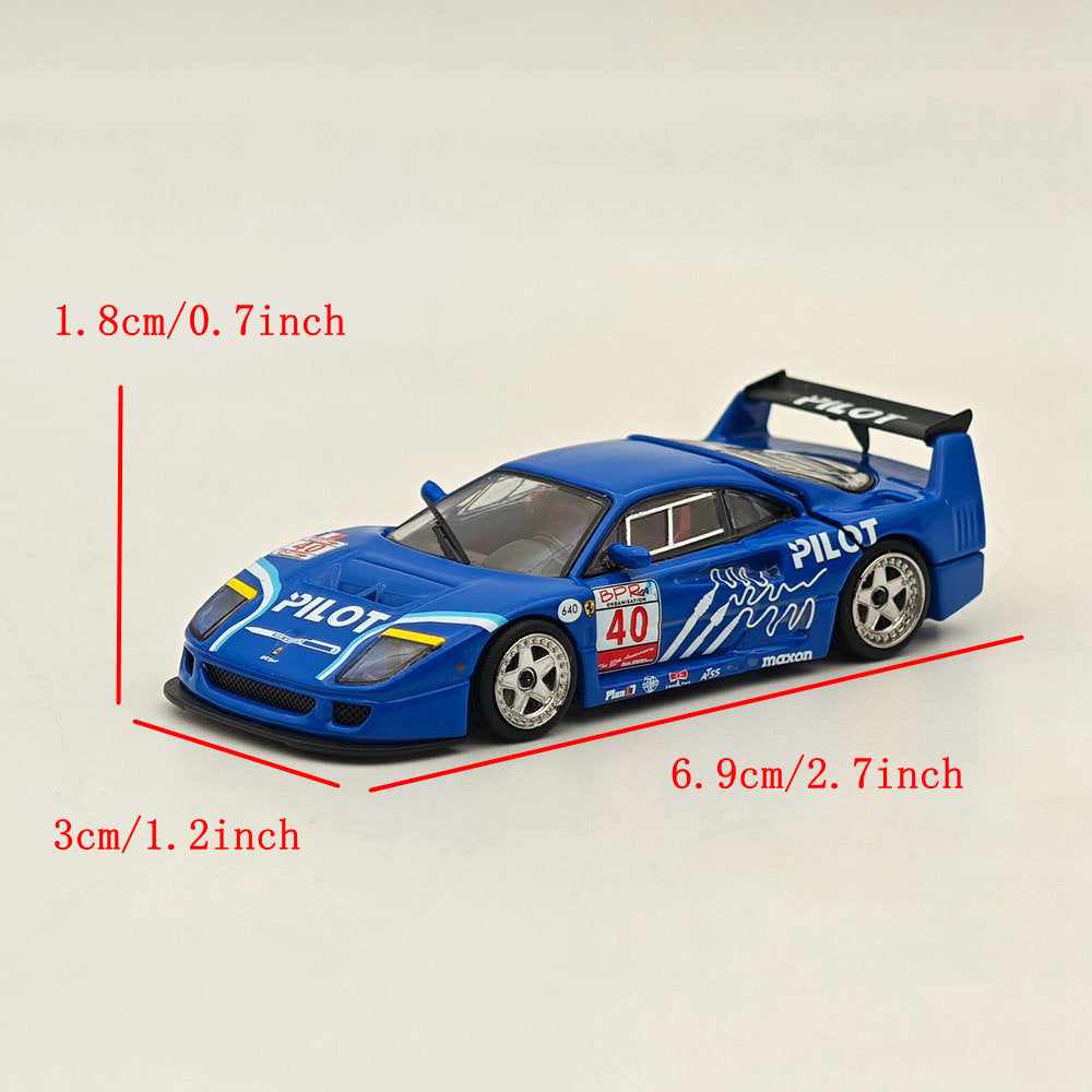 1/64 SH Ferrari F40 LM #40 Racing Sports Model Legend Series Open Tail Gate