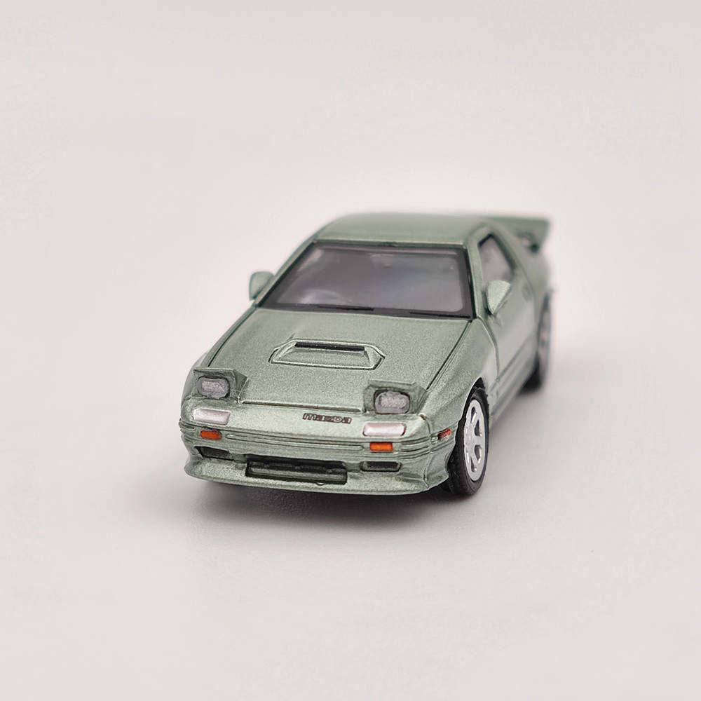LF 1/87 Mazda Fc3s Initial D Jouets moulés sous pression Modèles de voitures Véhicules miniatures Hobby Cadeaux de collection
