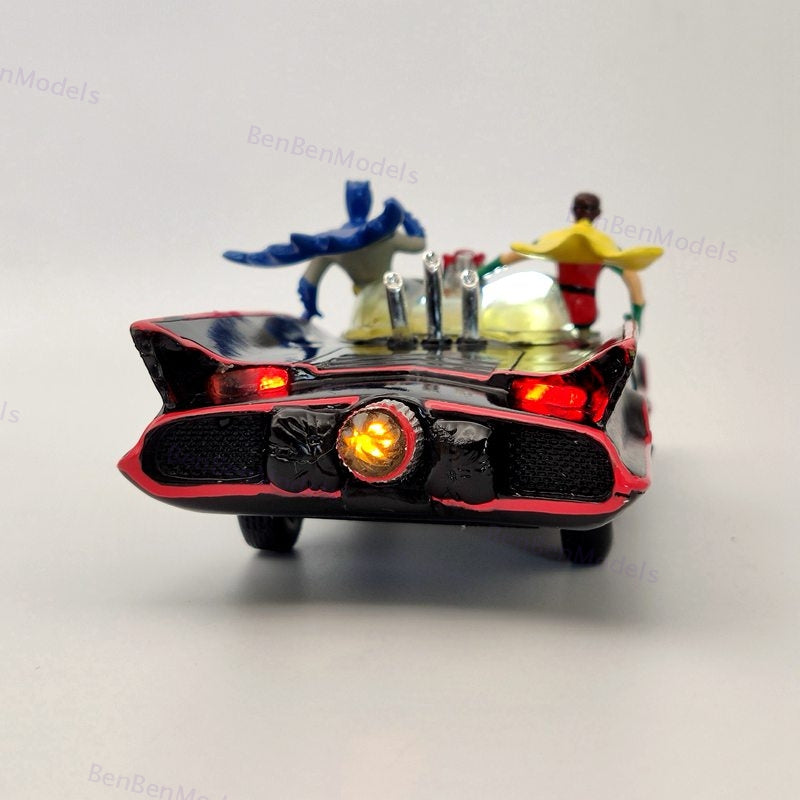 BATMAN TV Series BATMOBILE Sculpture With Lights And Music By Bradford Exchange