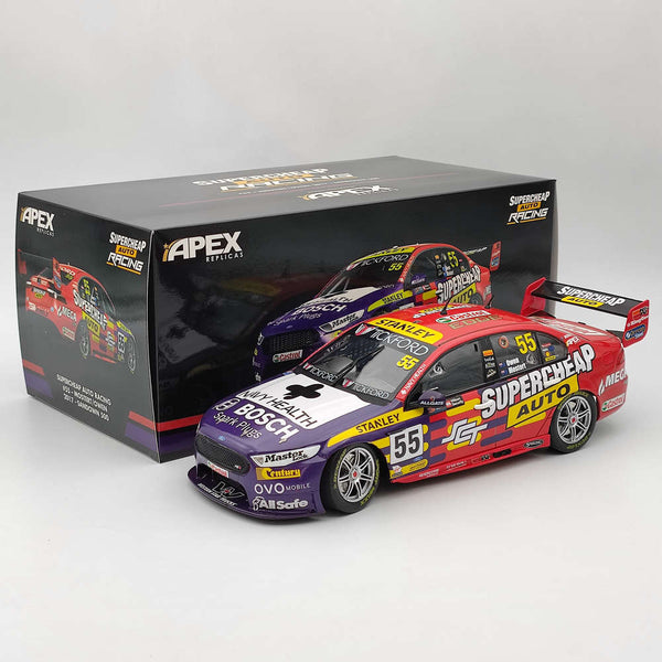 1/18 Apex Ford Supercheap Auto Racing #55 Mostert/Owen 2017 Sandown 500 AD81427 Diecast Models Car Limited Collection Toys Gift