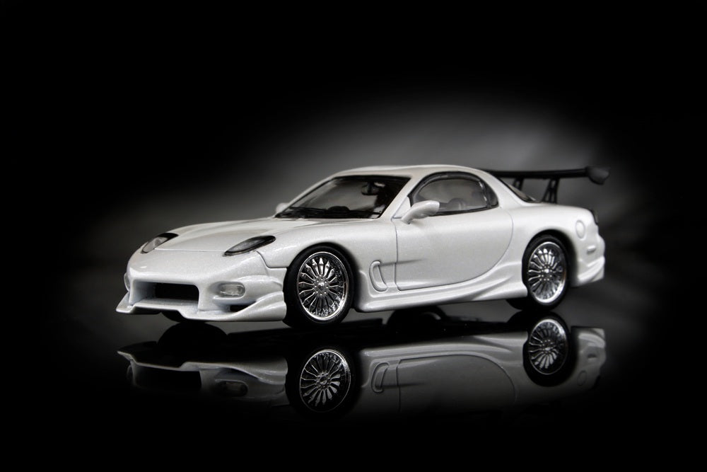 Mortal 1:64 Mazda RX7 Veilside Miniature Hobby Diecast Jouets Modèles de Voiture Collection Cadeaux