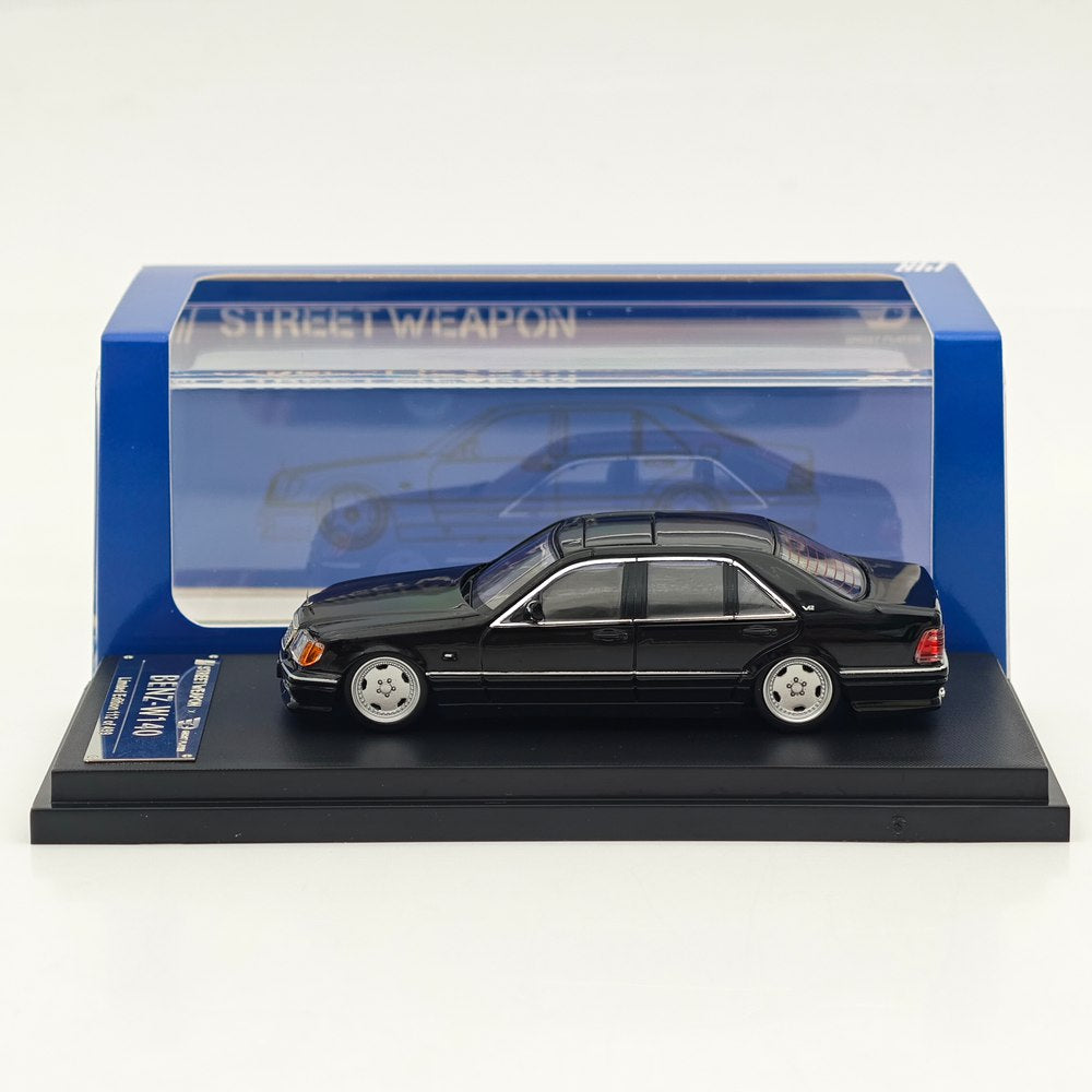 1/64 SW Benz S600 W140 Tiger Head Running S-Class Original Wheels Diecast Model