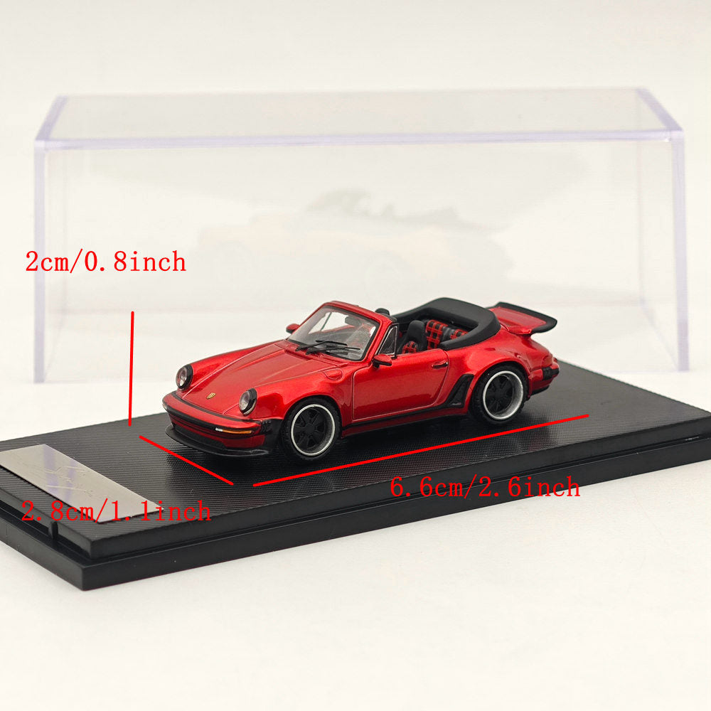 RHINO MODEL RM 1:64 Porsche Singer Turbo Study Cabriolet 930 Diecast Toys Car Collection Gifts Limited Edition