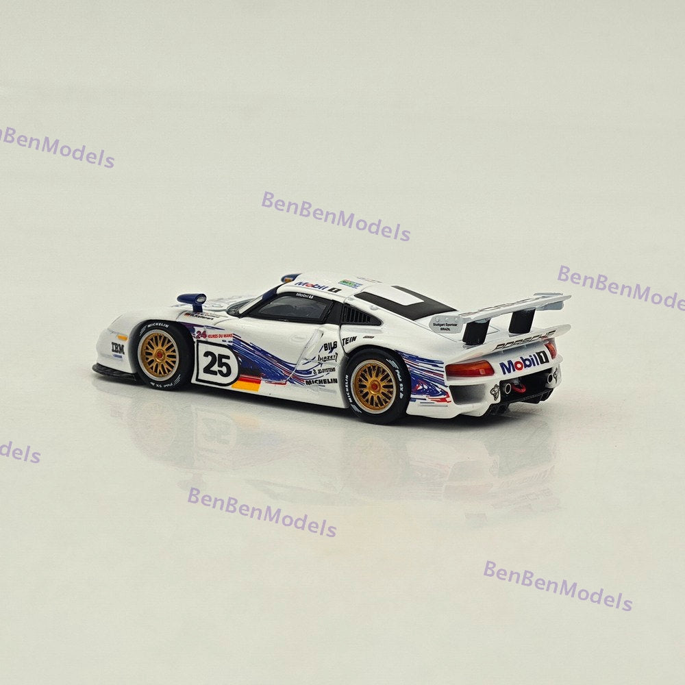 1:64 TSD 911 GT1 24h LeMans 1997 Openable - Hood Diecast Metal Car Limited