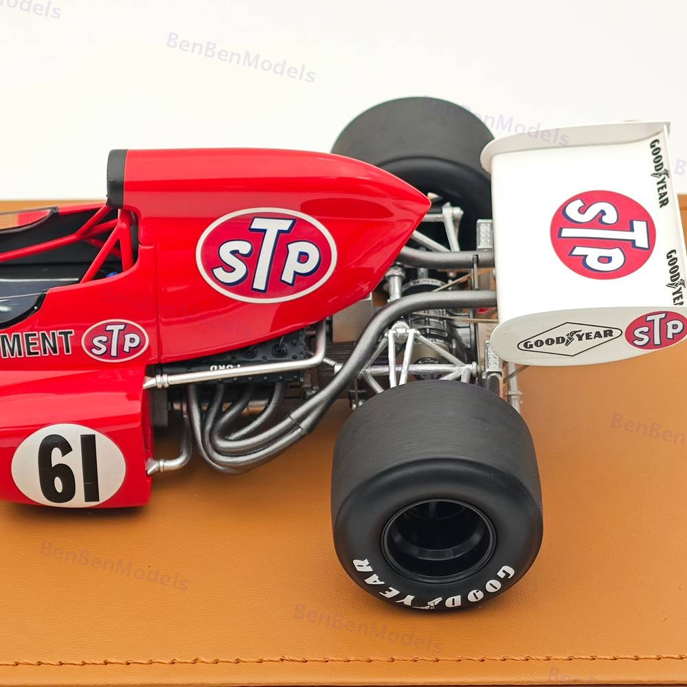 Tecno 1/18 March 721X 1972 Race Of Champions Ronnie Peterson #61 TM18-288C
